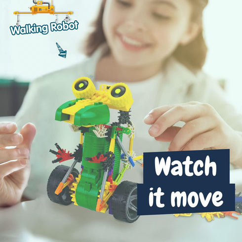 Science4you Robotics Rexbot - Robot Building Toy for Kids Age 8-14, Kit with 106 Pieces to Build Your Own Robot and Make it Move, Science Kit and ...