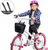 CHILDHOOD Kids Bike Basket with Cute Stickers and Adjustable Straps, Bicycle Handlebar Basket for Kid Boys and Girls...