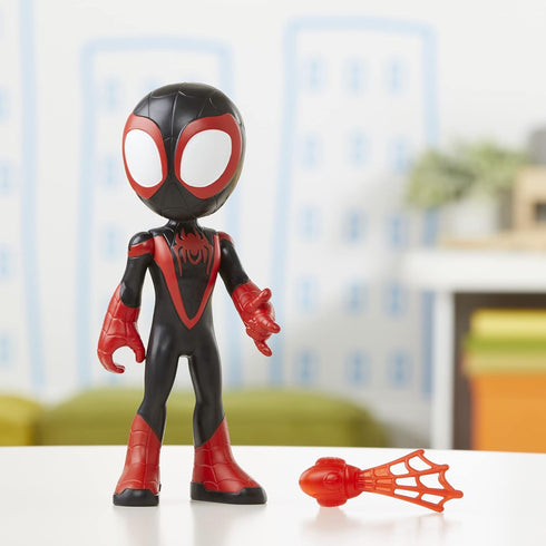 Spidey and His Amazing Friends Supersized Miles Morales: Spider-Man 9-inch Action Figure, Marvel Preschool Super Hero Toy, Kids Ages 3 and Up...