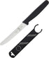 Mercer Culinary Rounded Tip Wavy Bar Knife, 4-5/16 Edge, Black...