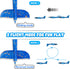 BAOHUA 2 Pack LED Airplane Launcher Toys, 17.5" Large Throwing Foam Plane, 2 Flight Mode Catapult Plane for Kids, Outdoor Sport Flying Toys for 3 ...