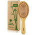 MRD Hair brush, Natural Bamboo Paddle Detangling Hairbrush, Massage Scalp Thick/Thin/Curly/Dry Hair For Women & Men Yellow...