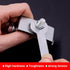 12PCS Single Open Ended Wrench Set Silver Flat Spanner Combination 1.5mm Ultra Thin Repair Tool for Limited Space Conditions...