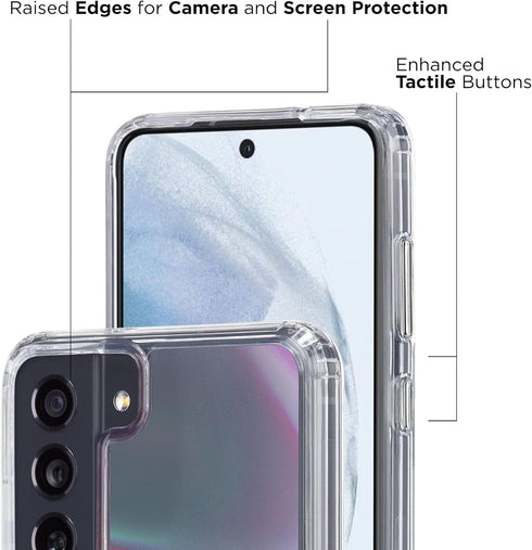 Case-Mate Samsung Galaxy S21 FE Case - Soap Bubble - with 10ft Drop Protection & Wireless Charging - Luxury Bling Glitter Case for S21 FE 5G - Iri...