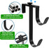 Pool Pole Hanger, Adjustable Pool Pole Double Hooks Hangers for Pool or Garden Fence, Telescopic Poles, Aluminum Pool Equipment Holder,Use to Hang...
