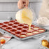 JOERSH 2-PK Mini Muffin Pans Non-Stick 24 Cups Silicone Mini Cupcake Pans, Silicone Baking Molds for Muffin Cakes, Tart, Bread...
