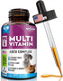 Cat & Dog Multivitamin Liquid with Glucosamine & Cranberry | 15 in 1 Health Supplements for Urinary Tract Kidney, Bladder, Hip & Joint, Skin & Coa...