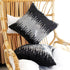 Eternal Beauty Sequin Pillow Covers, Glitter Decorative Pillowcase for Home Decor Throw Cushion Couch Sofa Bed Living Room, 18x18 inches, Black+Si...