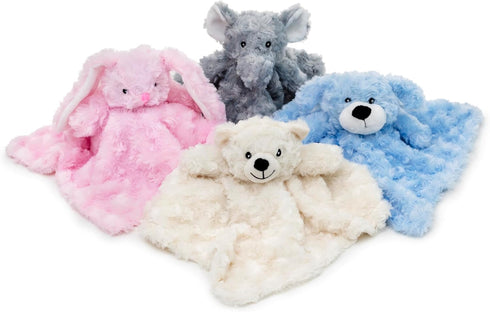 Warm, Lovey, Fuzzy, Cozy, Soft Security Blanket - Lovie Snuggle Baby Blanket for Boys and Girls - Unisex Nursery Bedding Toy - Stuffed Animal Dog ...