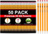 Gloween Wood-Cased #2 HB Pencils Bulk, 50 Pack Pre-Sharpened Yellow Pencils for Office School Supplies...