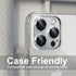 beuxece for iPhone 15 Pro/iPhone 15 Pro Max Camera Lens Protector, Metal Camera Screen Protector Cover Accessories, Case Friendly, HD Tempered Gla...