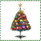 Mini Xmas Tree, 24"/60cm Artificial Small Tabletop Christmas Pine Tree with Ornaments for Holiday Home Office Decoration...