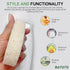 Cellulose Sponges - Pack of 4 Sponges with Fun Shapes and Motivational Words, Perfect for Cleaning - Sturdy and Natural Household Cleaning Sponges...