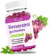 High Purity Resveratrol Gummies, 98% Trans-Resveratrol with Quercetin, Coq 10, Vitamin C - Reservatrol Supplement for Antioxidant, Joint, Anti-Agi...