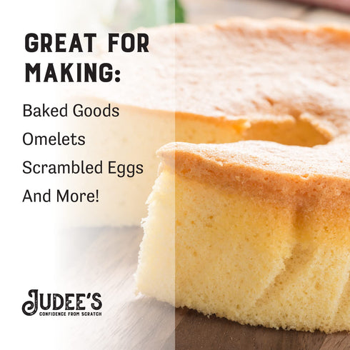 Judee’s Dried Whole Egg Powder 11 oz - Baking Supplies - Delicious and 100% Gluten-Free - Great for Breakfast, Baking, and Camping Meals - Simplif...