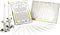 Rite Lite Shabbat Candles - 12 Pieces - Packaged in a Beautiful Box with an Artistic card (White)...