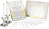 Rite Lite Shabbat Candles - 12 Pieces - Packaged in a Beautiful Box with an Artistic card (White)...