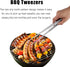 Stainless Steel 2 PCS 12 Inch Tongs with Serrated Tips for Cooking & Baking...
