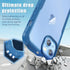 Privacy Case Compatible for iPhone 14 Plus 6.7 Inch, Full-Body Case Clear Anti-Peeping Bumper Case with Built-in 9H Tempered Glass Screen Protecto...