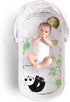 JumpOff Jo - Hypoallergenic Fitted Bassinet Sheet for Baby Boys & Girls - Rectangular, Hourglass & Oval Crib Compatible, Soft, Breathable, Machine...