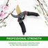 Garden Bypass Pruning Shears, Heavy-Duty Garden Clippers, Garden Scissors, Tree Ttrimmers and Rose Pruning Shears, Multipurpose Garden Shears for ...