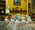 Resin Pelican Gold Bird on A Stone with Glass Wings Statue Figurines (5.7"X4.1"X 2.4") for Gifts Home Bathroom Living Room Garden Desk Decor...