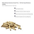 3/8" x 2" - 100 Pack Wooden Dowel Pins - Kiln Dried, Fluted, and Beveled (3/8" x 2", 100pk)...