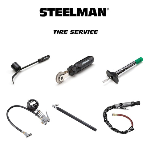 Steelman Color Coded Tread Depth Gauge, Quickly Identifies Amount of Tread on Tires, Reads in MM and 32nds...