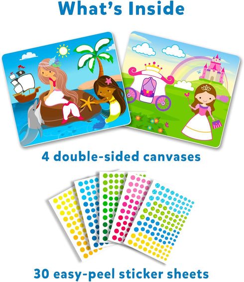 Skillmatics Art Activity - Dot It Unicorns & Princesses, No Mess Sticker Art for Kids, Craft Kits, DIY Activity, Gifts for Boys & Girls Ages 3, 4,...