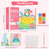 YOTOY Fabric Art Frenzy Toys for Girls Age 3 4 5 6 7 8 Years Old, Poke Art Kits, Fabric Art for Kids, Creative Puzzle Puncture Painting Toy Gift f...