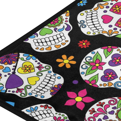 Anti Fatigue Kitchen Floor Mat, 39 x 20 In Sugar Skull Non Slip Absorbent Comfort Modern Standing Mat Soft Kitchen Runner Rug for Hallway Entryway...
