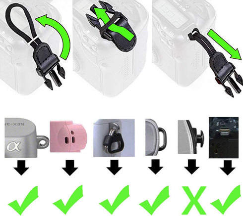 Camera Neck Straps with Quick Release Black for DSLR Camera or Binoculars Strap...