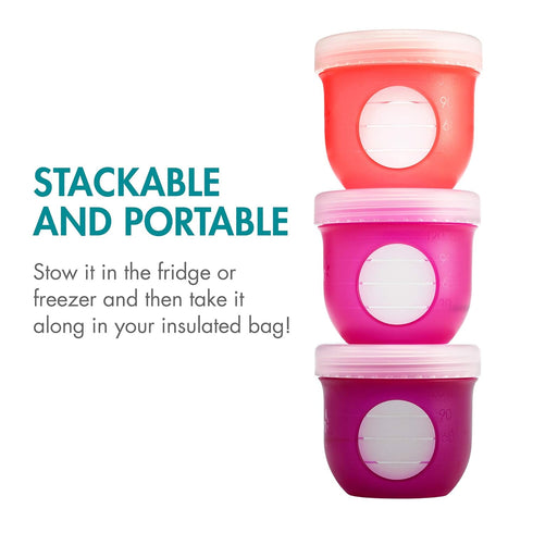 Boon Nursh Breast Milk Storage Lids - Made for Boon Nursh Bottles - Lids for Formula Travel Container - Breastfeeding Essentials and Baby Feeding ...