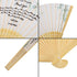 Hand Fans Retro Elegant Chinese Folding Fan White Vintage Bridal Handheld Dancing Fan Floral Folding Hand Fans Rose Retro Foldable Fan Hand Fan fo...