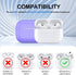 AirPods Pro 2nd Generation Case Cover, Military Grade Anti-Fall Soft Silicone Shock-Absorbing AirPods Pro Case Skin Touch with Keychain and Cleani...