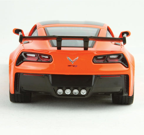 New DIECAST Toys CAR MOTORMAX 1:24 W/B - 2019 Chevrolet Corvette ZR1 (Orange) 79356OR...