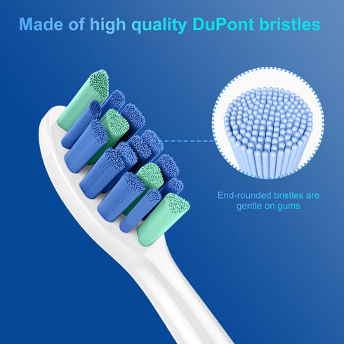 Electric Sonicare Replacement Heads Compatible with Philips Sonicare?Click-on/Snap-on?Toothbrush Replacement Brush Heads,KD-G1...