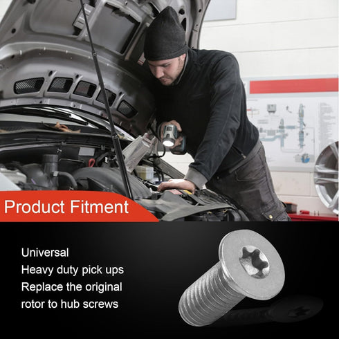 RAMATA Brake Rotor Bolt, Compatible with Enclave/Colorado/Silverado/Traverse/Acadia Limited/Canyon/Sierra original rotor to hub screws Replaces # ...