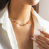 UMAOKANG Colorful Crystal Jewelry Chains Bulk 18K Gold Plated Brass Chain for Jewelry Making Women Necklace Bracelet DIY Craft Chain Roll...