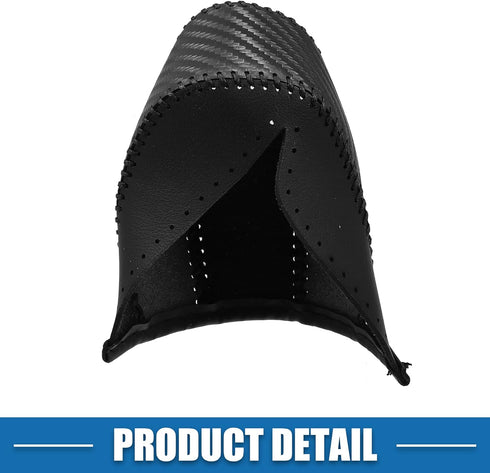 Gear Shift Lever Cover Automotive Interior Gear Shift Knob Trim for Honda HR-V 2016-2022 Black Carbon Fiber Pattern...