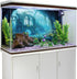 AWERT 30x18 inches Polyester Undersea Aquarium Background Ruins Aquarium Background Undersea Aquatic Plants Fish Tank Background...