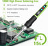 Soldering Iron Kit, 100W LED Digital Solder Iron Soldering Gun kit with Ceramic Heater, Adjustable Temperature Soldering Kit with Tips, Solder Wic...
