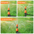 2 in 1 Drip Irrigation Emitters and Atomizing Nozzle for 1/4" Drip Irrigation Tubing, 25 Pcs Adjustable 360 Degree Water Flow Drippers Sprinklers ...