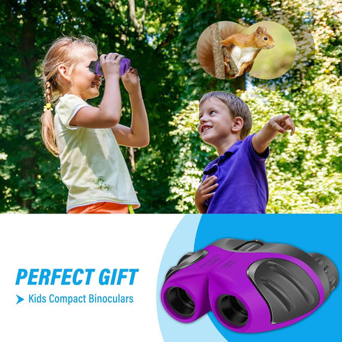 3-8 Years Old Girl Easter Gifts, VNVDFLM Compact Binoculars for Kids Yard Toys, for Girls Age 4-10 to Watching Birds, Telescope Gifts for 10 Years...