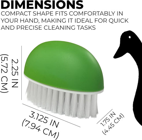 Set of 2 Black Duck Brand Vegetable Brushes! Tough Scrubber - Green - A Quality Everyday Essential!...