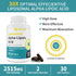 Liposomal Alpha Lipoic Acid 1400mg Softgels, ALA Supplement with L-Carnitine 1000mg, Ubiquinol (Active CoQ10) 100mg and Vitamin E 10mg,Alpha-Lipoi...