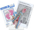 Janlynn Baby Footprints Counted Cross Stitch Kit, Pink, Purple, White...