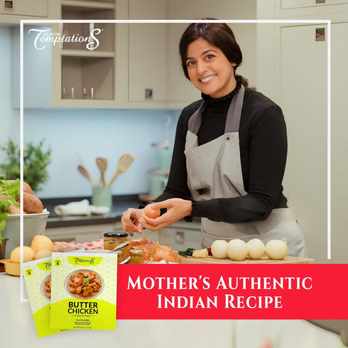 BUTTER CHICKEN MAKHANI INDIAN SPICEs Kit by Flavor Temptations | Home Cook Authentic Indian food with Beginner Seasoning Set | Gluten Free, Salt F...