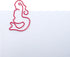 Mermaid Shaped Paper Clips Great for Paper Clip Collectors or Office Gift - Comes in Round Tin with Lid and Gift Box (100 Count Pink)...