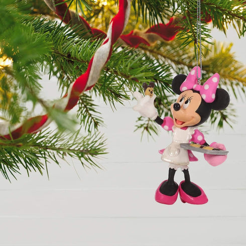 Hallmark Keepsake Christmas Ornament 2019 Year Dated Disney Minnie Mouse One Smart Cookie,...